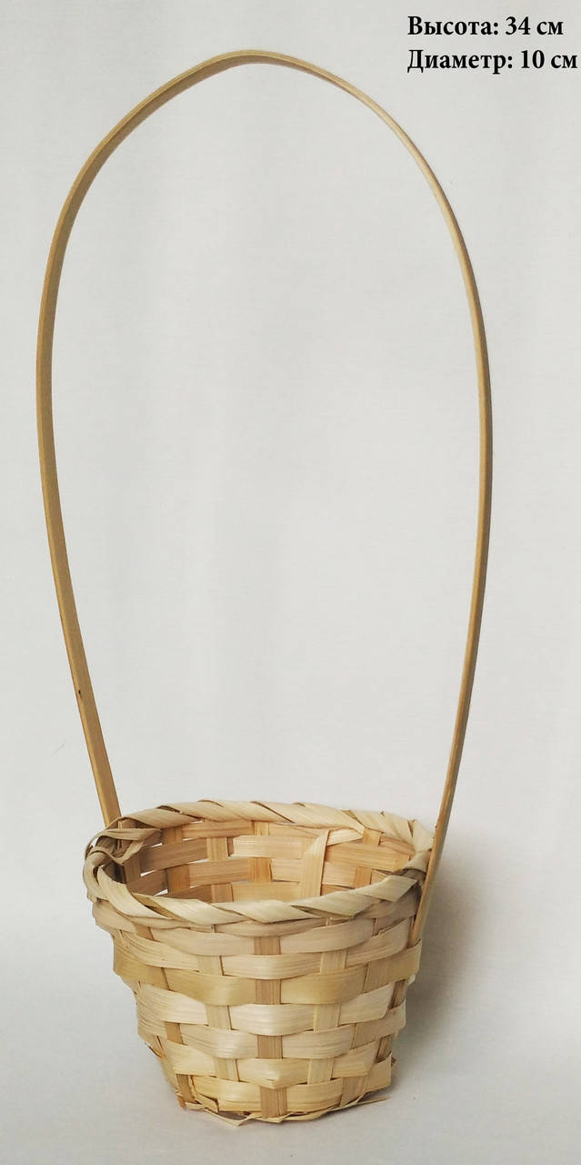 

Корзина для цветов натуральная 34 х 10 см
