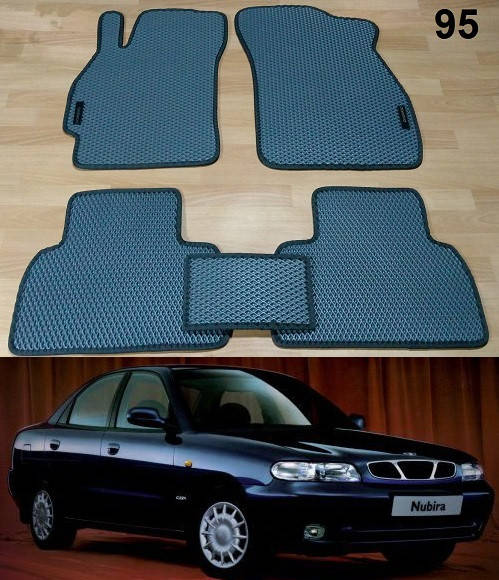 

Коврики ЕВА в салон Daewoo Nubira '97-99, Черный