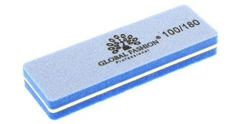 

Баф для полировки ногтей Global Fashion 100/180, цвет СИНИЙ