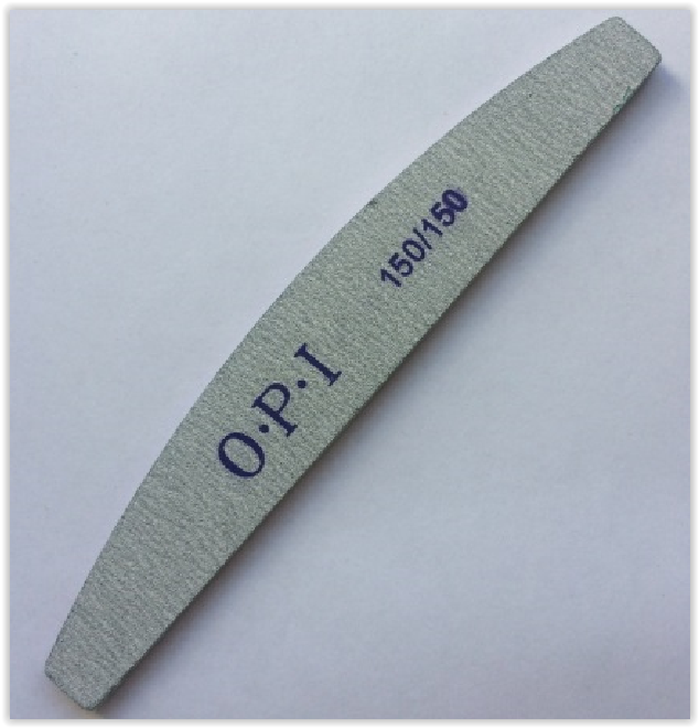 

Пилка для ногтей OPI 150/150, полумесяц