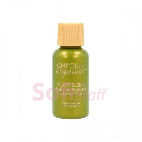 

Міні формат Chi Olive Organics Шовковиста олія для волосся та тіла