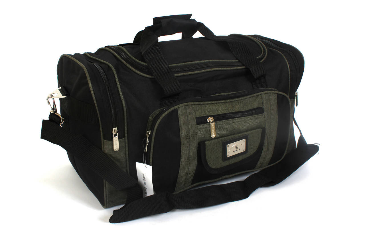 

Дорожная сумка “KAIMAN YR KM5007” (50 см) Черный/Зеленый