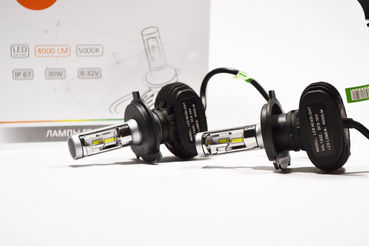 

Комплект LED ламп HeadLight S1 H4 6000K 4000lm с радиатором