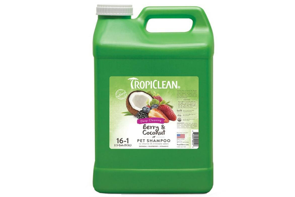 

Шампунь Tropiclean Berry & Coconut 3.8л с кокосом и ягодами для собак и кошек (Тропиклин)