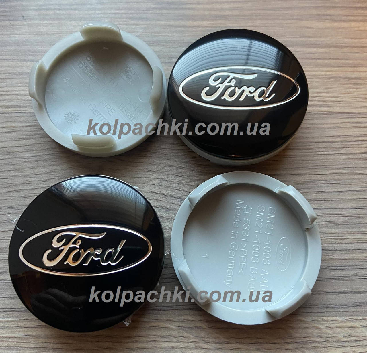 

Колпачки на диски Ford C-Max Fusion Kuga Mondeo 6M211003AA 1429118 54мм 50мм синие Форд