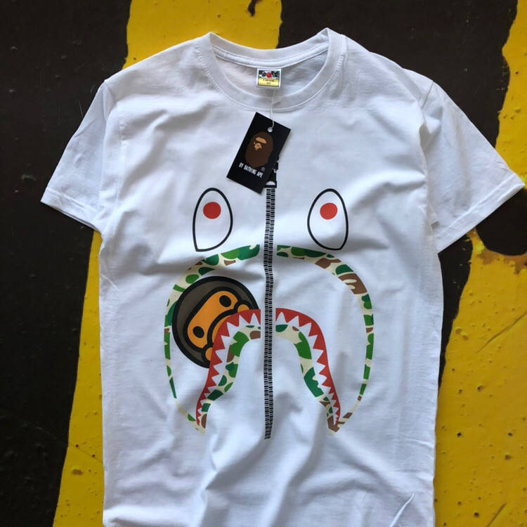 

Футболка с принтом BAPE Zip | XL