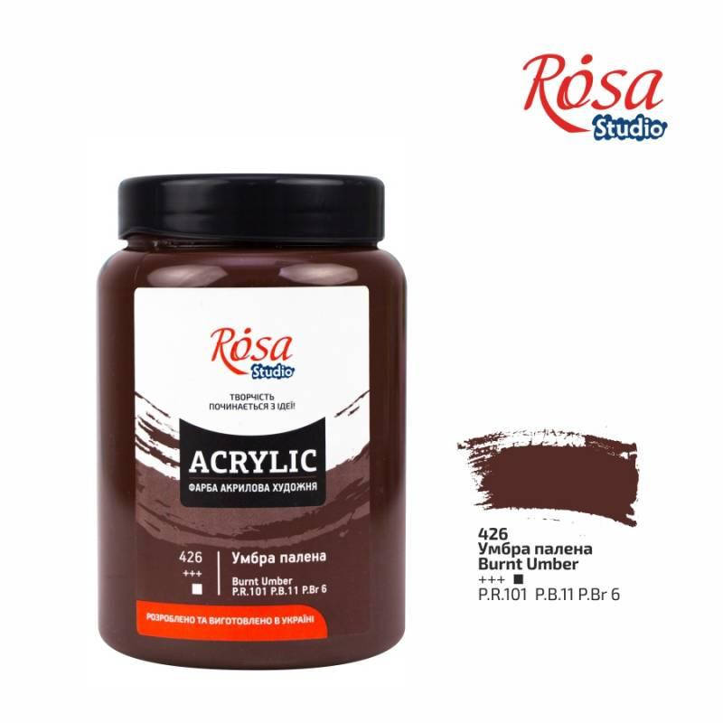 

Краска акриловая, Умбра жженая, 400 мл, ROSA Studio, Коричневый