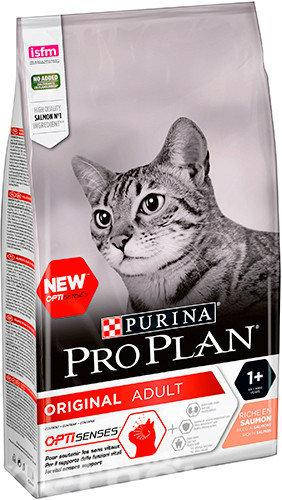 

Сухой корм для кошек Purina Pro Plan Cat Adult Original Salmon со вкусом лосося 400г