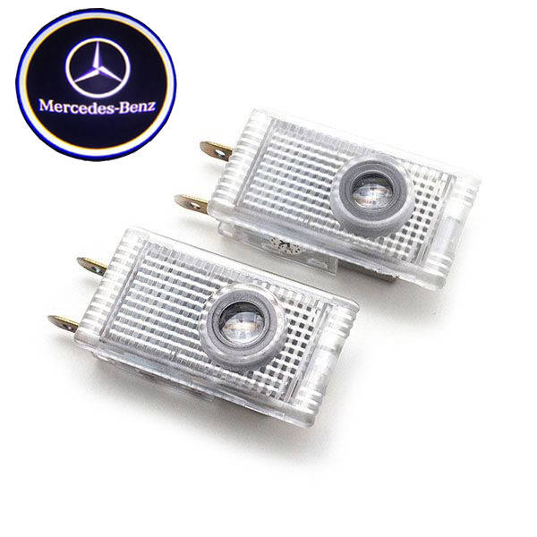 

Штатная Led подсветка двери с логотипом MERCEDES W210,Vito,Sprinter,Viano.