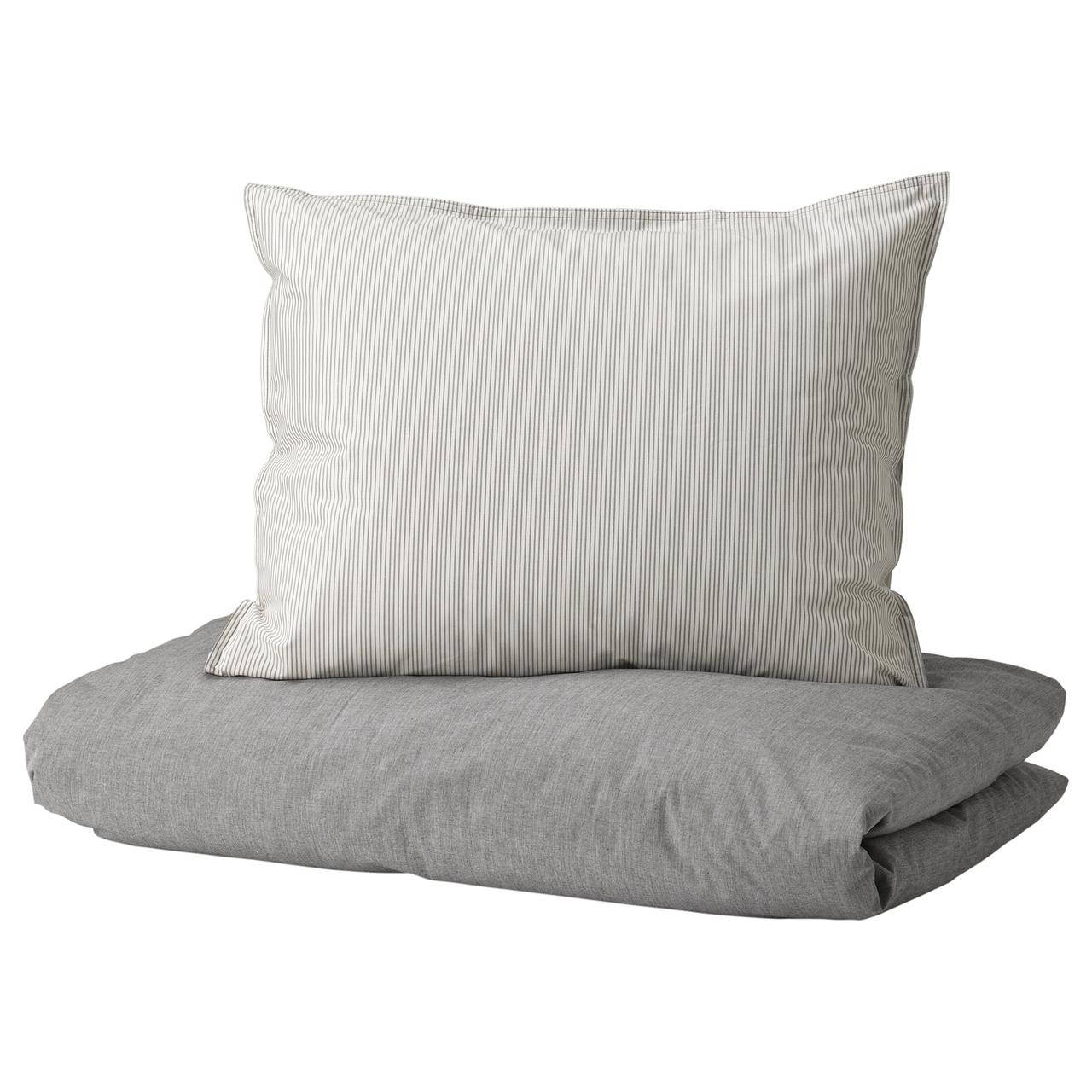 

Комплект постельного белья IKEA 200x200 BLÅVINDA (203.280.49), Серый