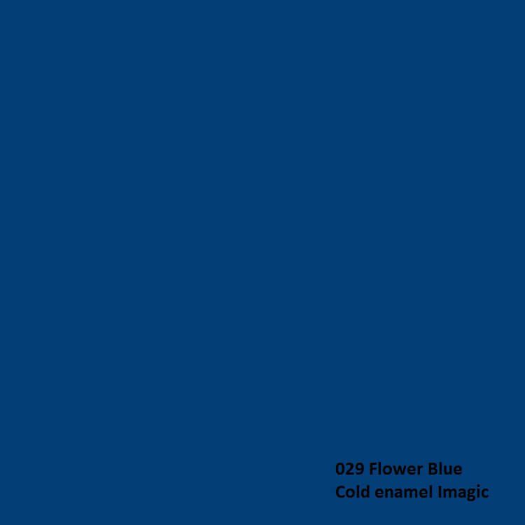 

Низкотемпературная эмаль Cold enamel Flower Blue Синий цвет эмали