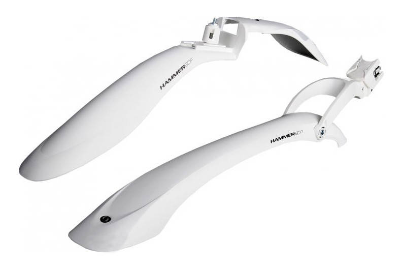 

Крылья для велосипеда Simpla Hammer 2 SDE, комплект, белые