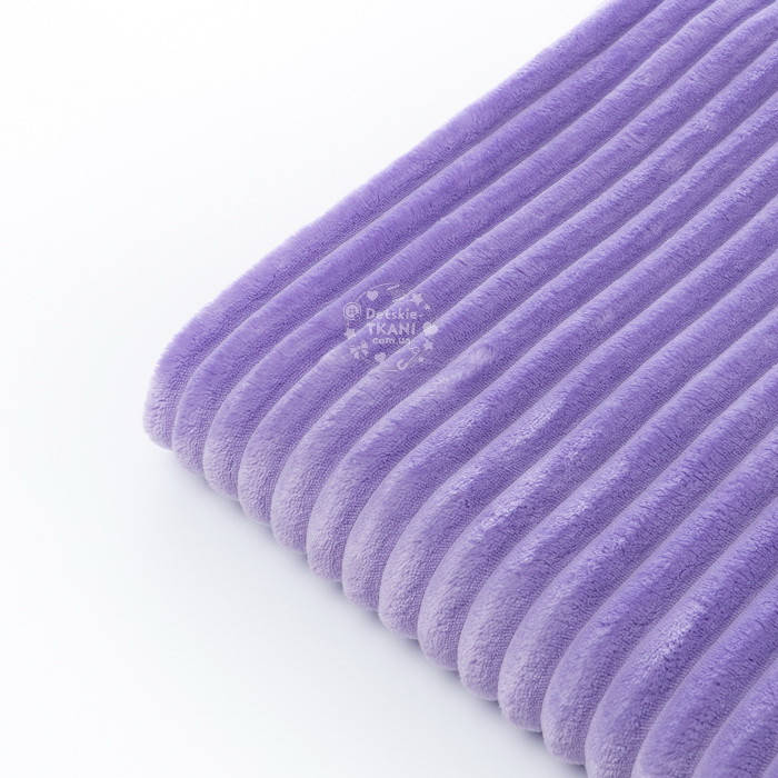 

Лоскут плюша Stripes лавандового цвета, размер 40*80 см