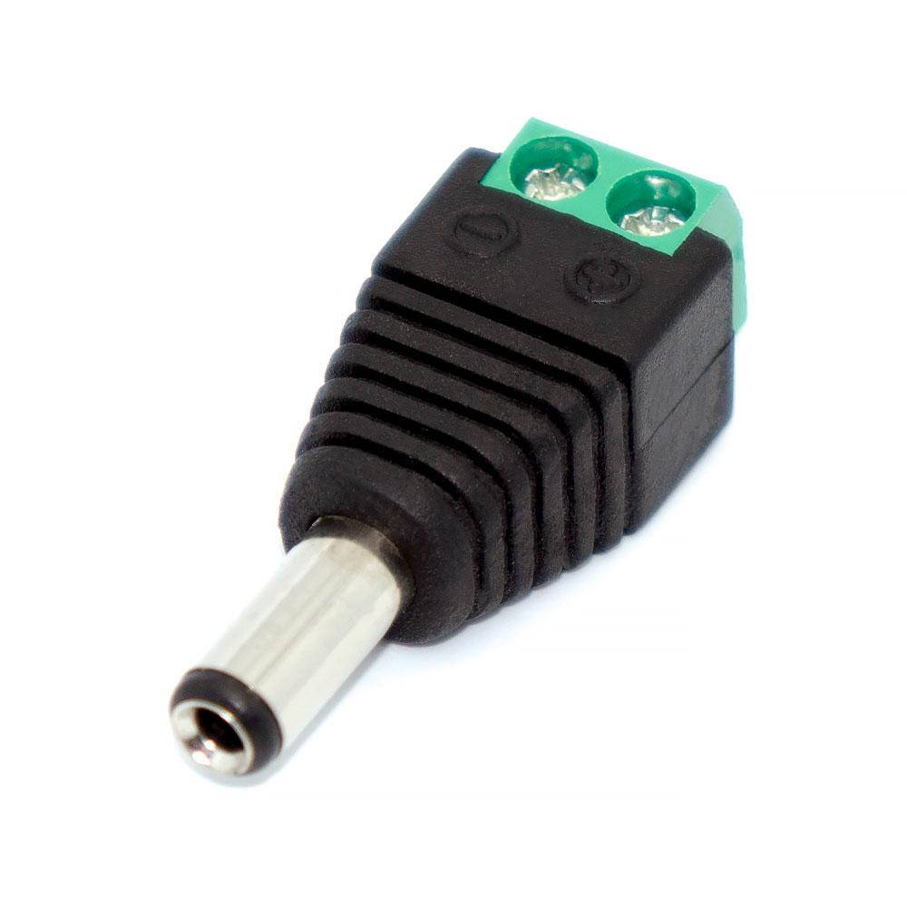 

Штекер питания с клеммной колодкой 5.5x2.5 мм