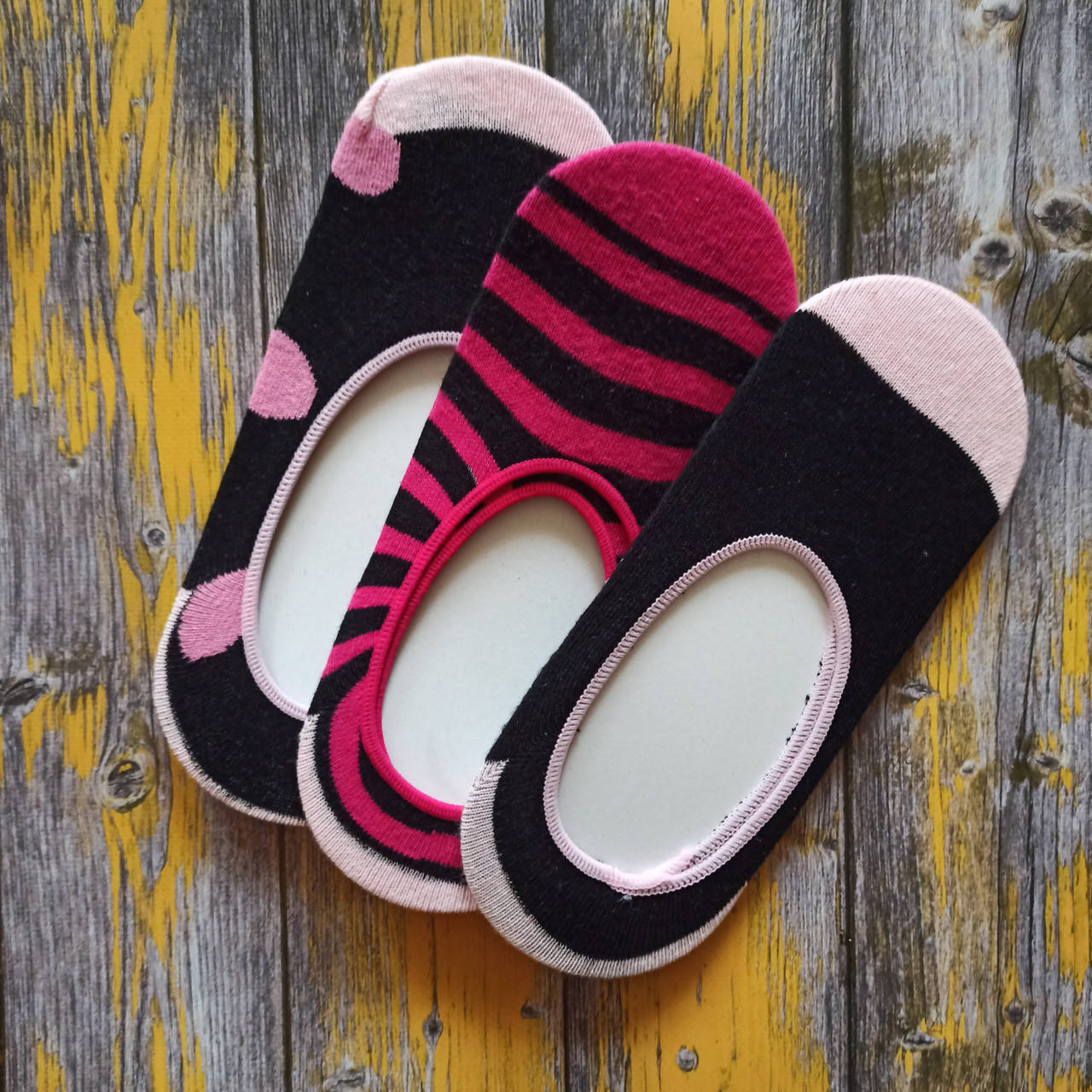 

Следы носки для девочки 3 пары, Loft 37 (р. 35-38), Разные цвета