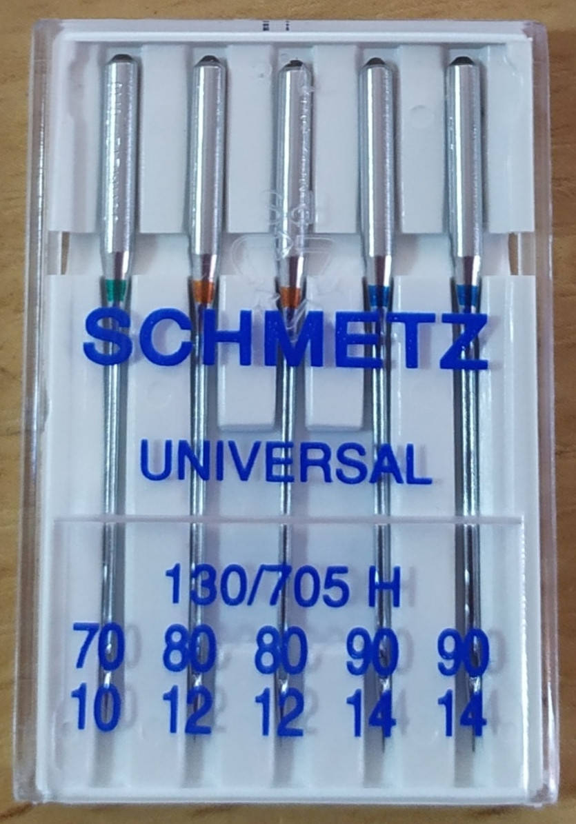 

Набор универсальных игл Schmetz для бытовых швейных машин ( 5 шт).