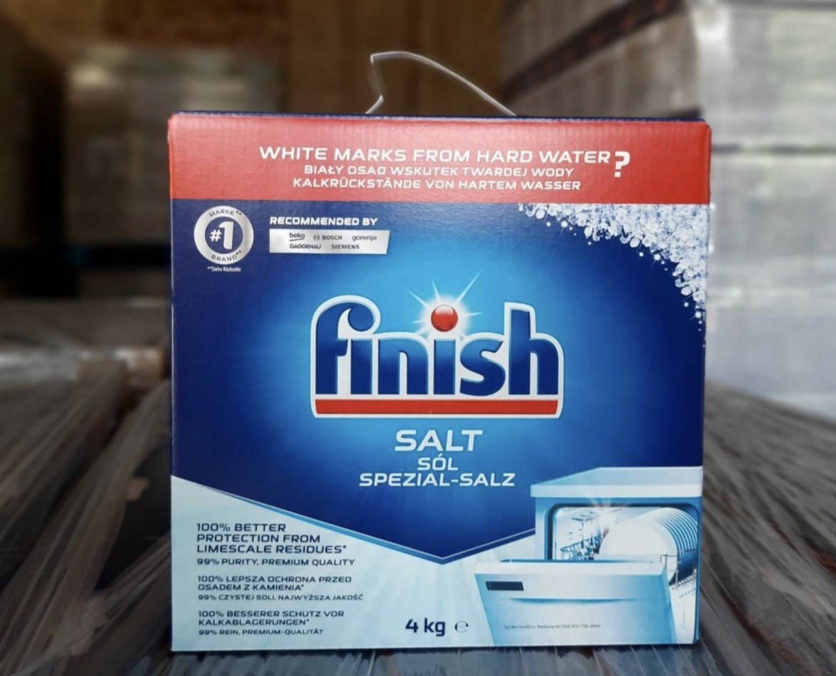 

Сіль для посудомийних машин FINISH 4 кг