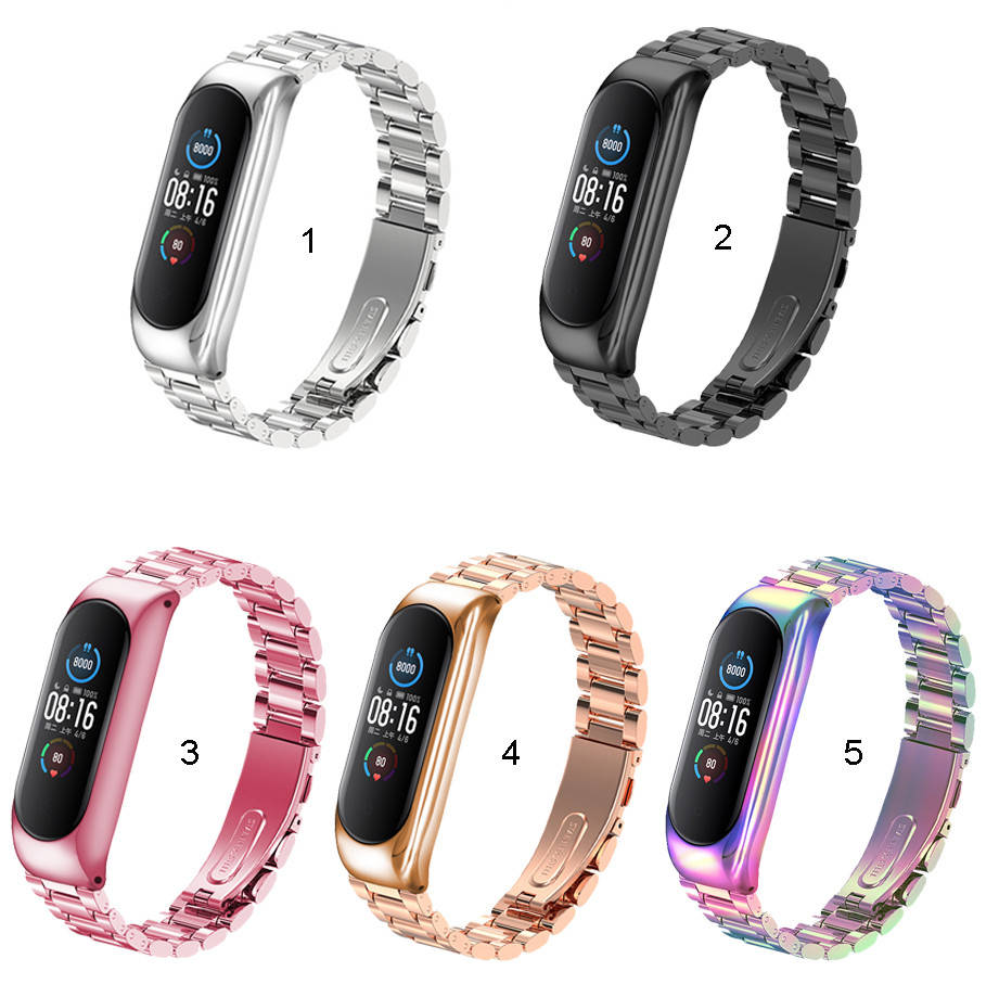 

Mi band 5 ремешок металлический браслет ми бенд 6