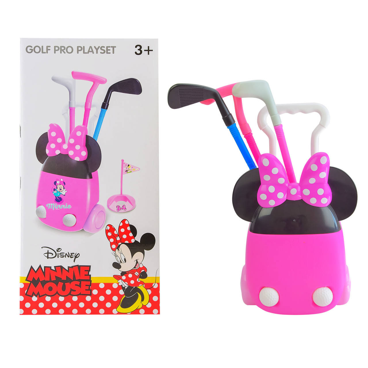 

Набор для гольфа EODS-G1802 (10 шт) Minnie Mouse чемодан 24*15*50 см