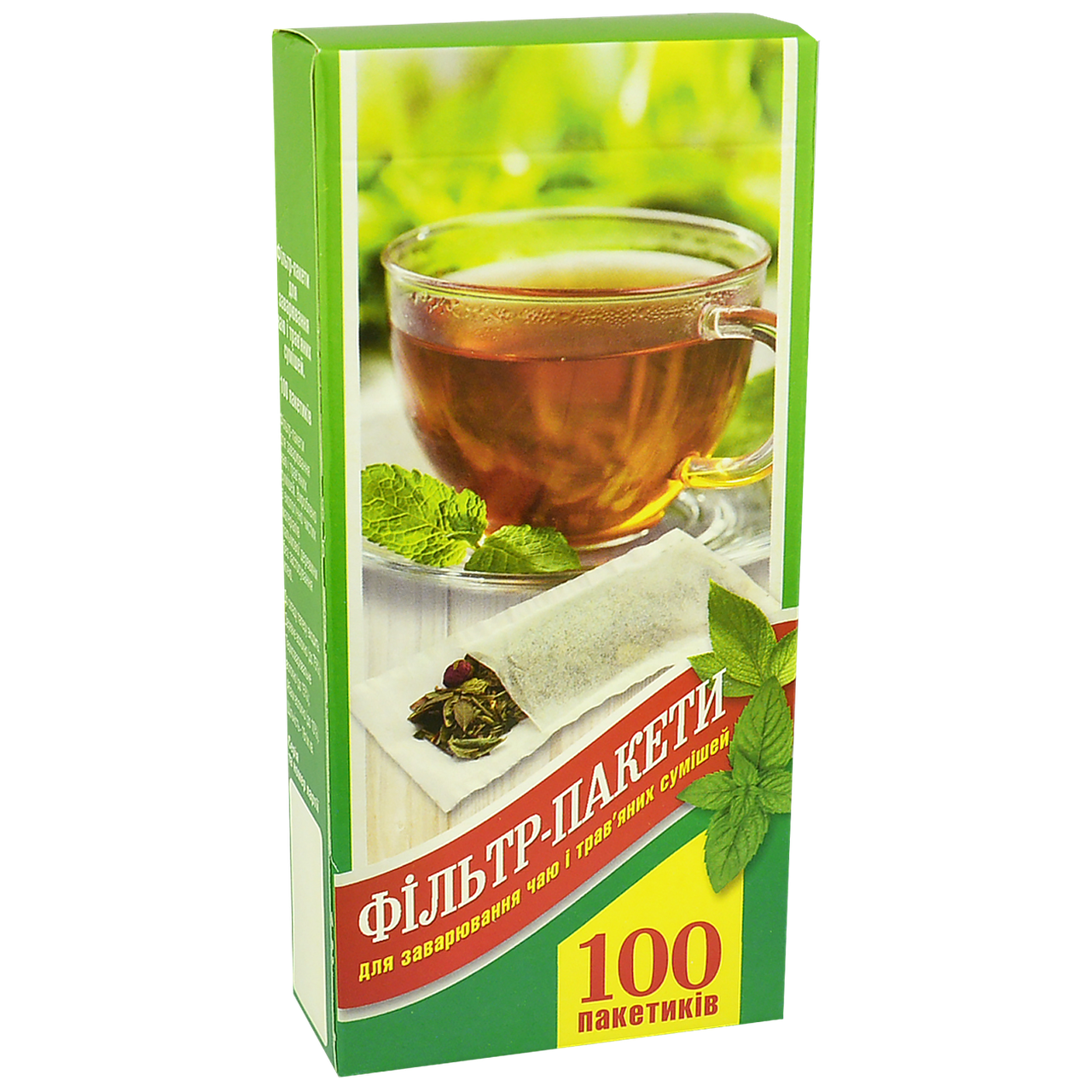 

Фильтр-пакеты для чая ХL под чайник 100шт, Белый