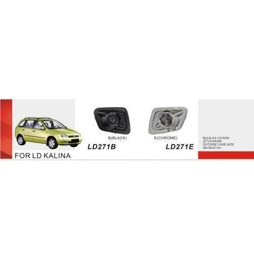 

Противотуманные фары для LADA/Калина 1117-19/LD-271B/H3-12V55W (LD-271B-Black), Черный