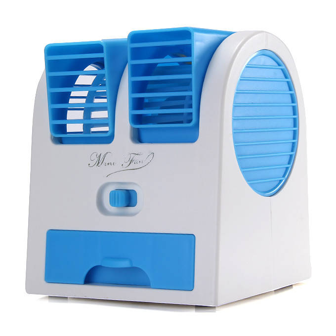 

Мини-кондиционер вентилятор Mini Fan UKC HB-168 синий (4395) HS