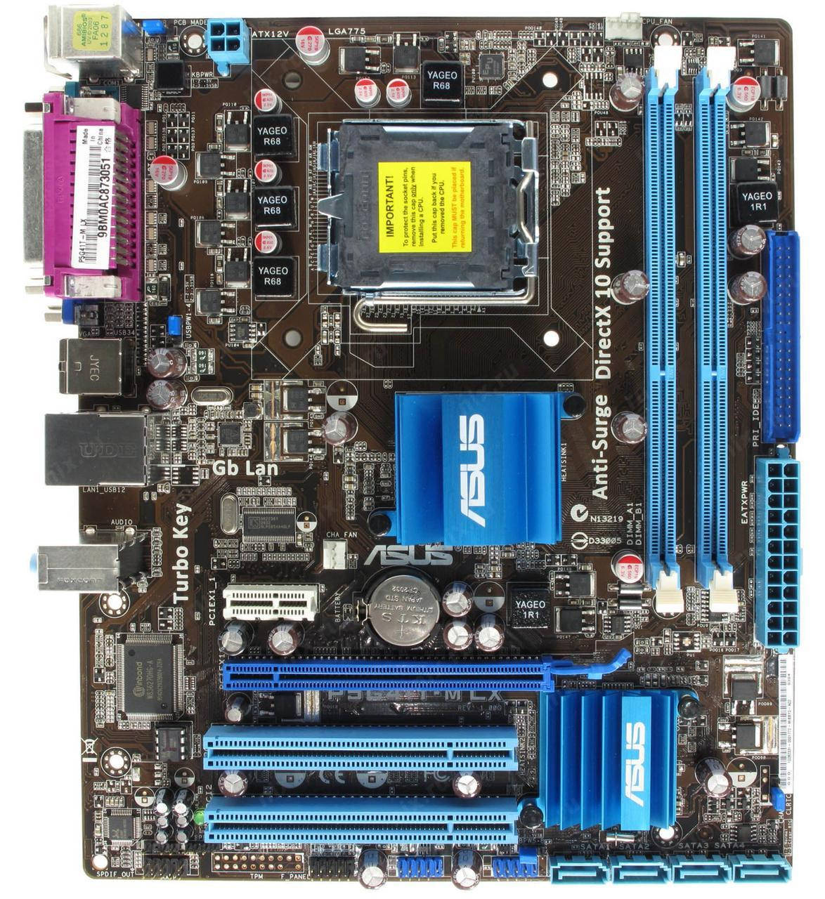 

Материнская плата Asus P5G41T-M LX 775