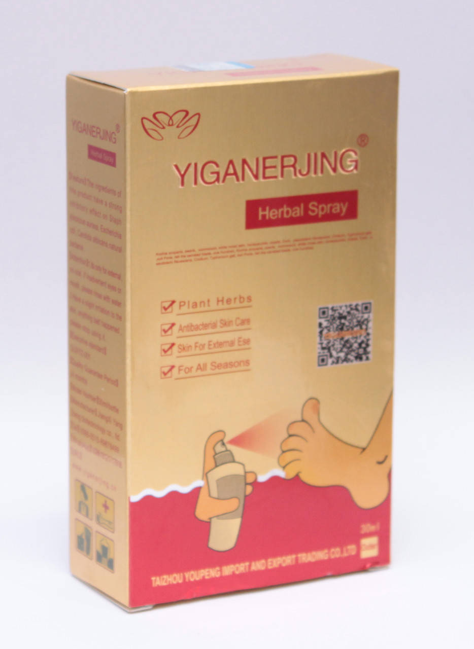 

Спрей для борьбы с дерматитами, экземой, грибками и высыпаниями Yiganerjing 30мл.