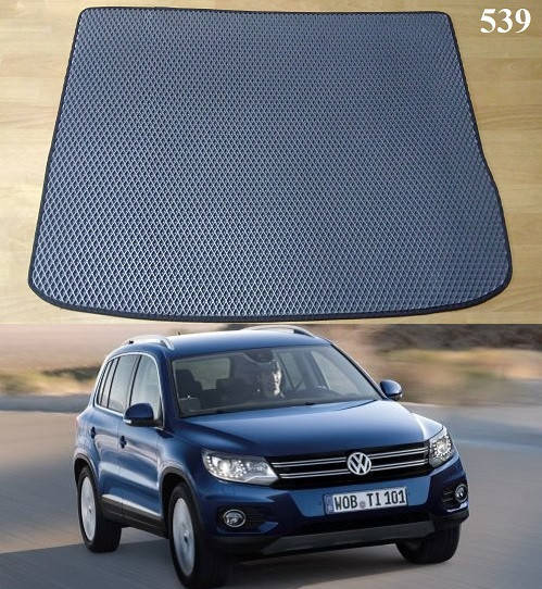 

Коврик ЕВА в багажник Volkswagen Tiguan '07-16, Черный