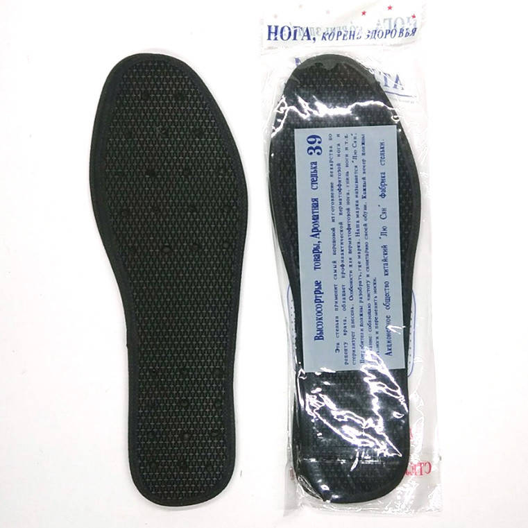 

Летние стельки для обуви «Черный Атлетизм» 39(24,3см)