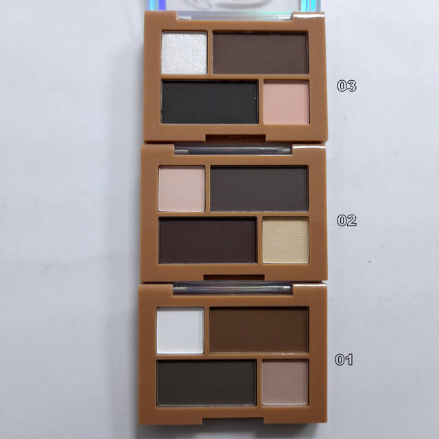 

Тени для коррекции бровей 4 цвета DoDo Girl Brows BP016