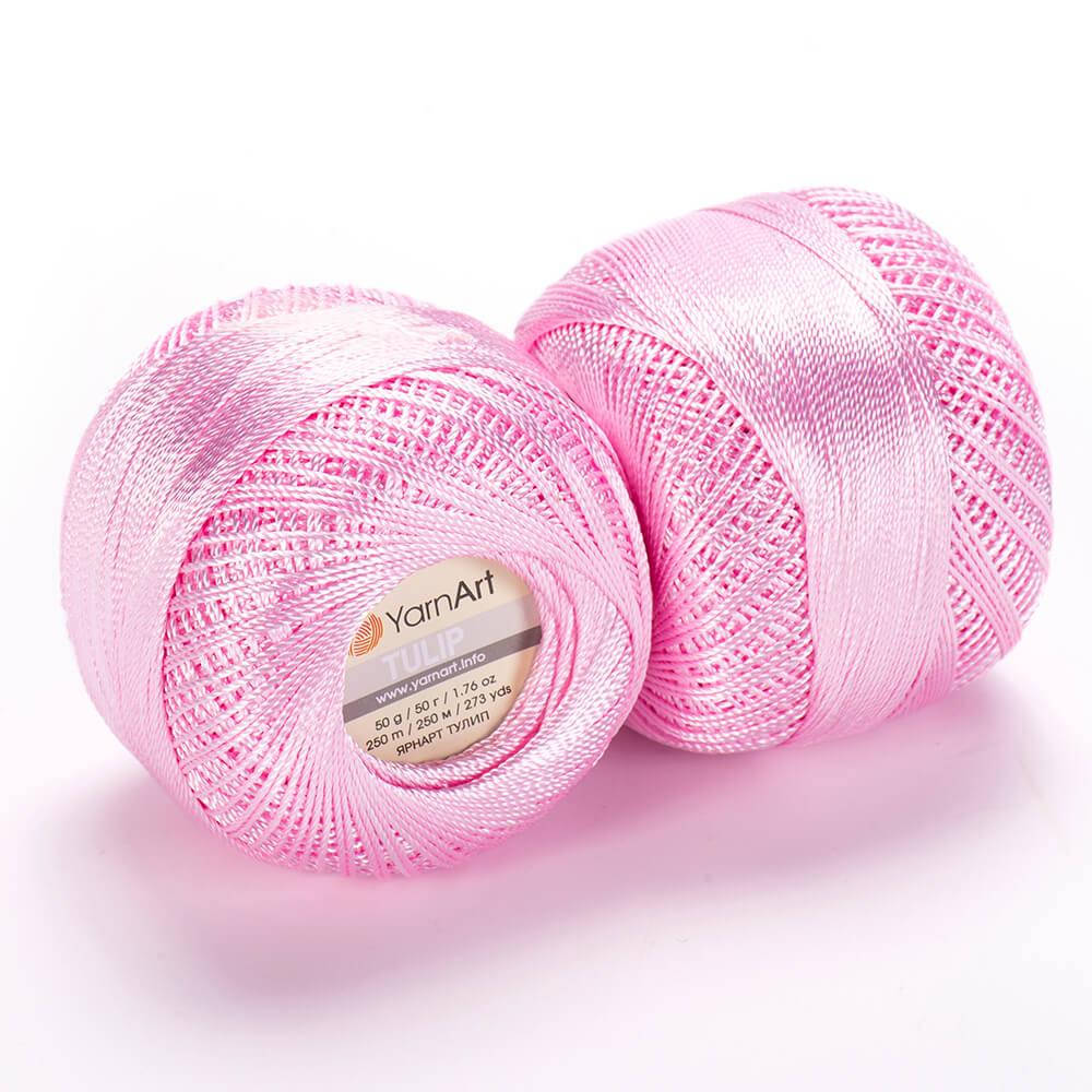 

Yarnart Tulip № 415 розовый неон