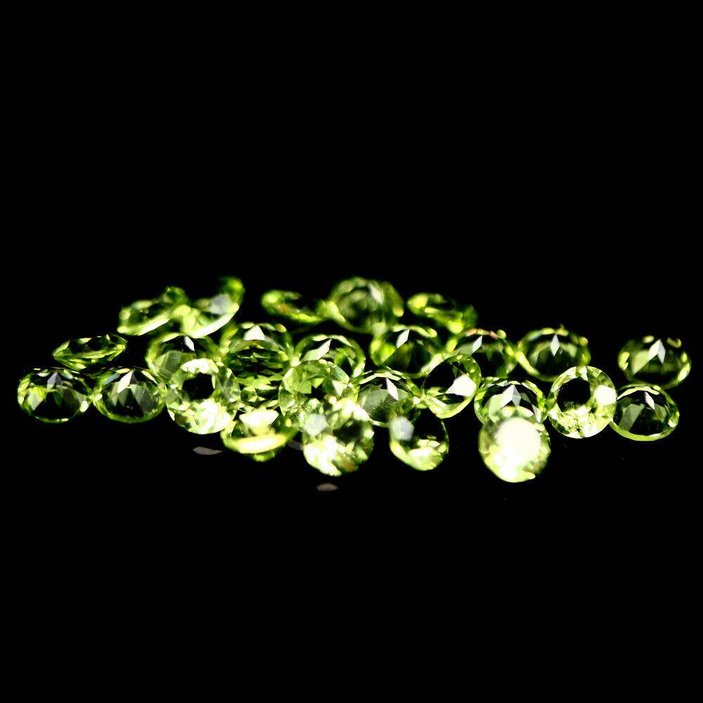 

Натуральный Перидот круг 3.6мм 0.18ct, Зелёный