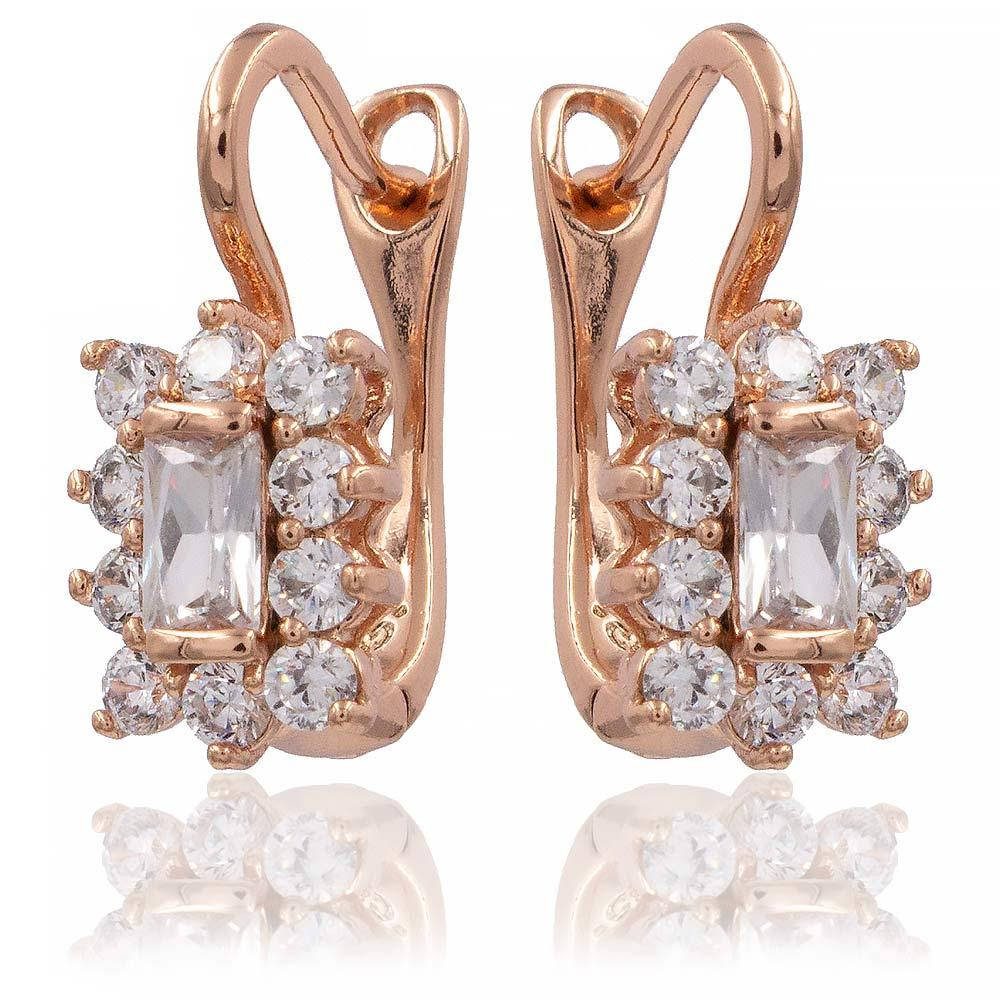 

Серьги 1,7 см белый (Медицинское золото)