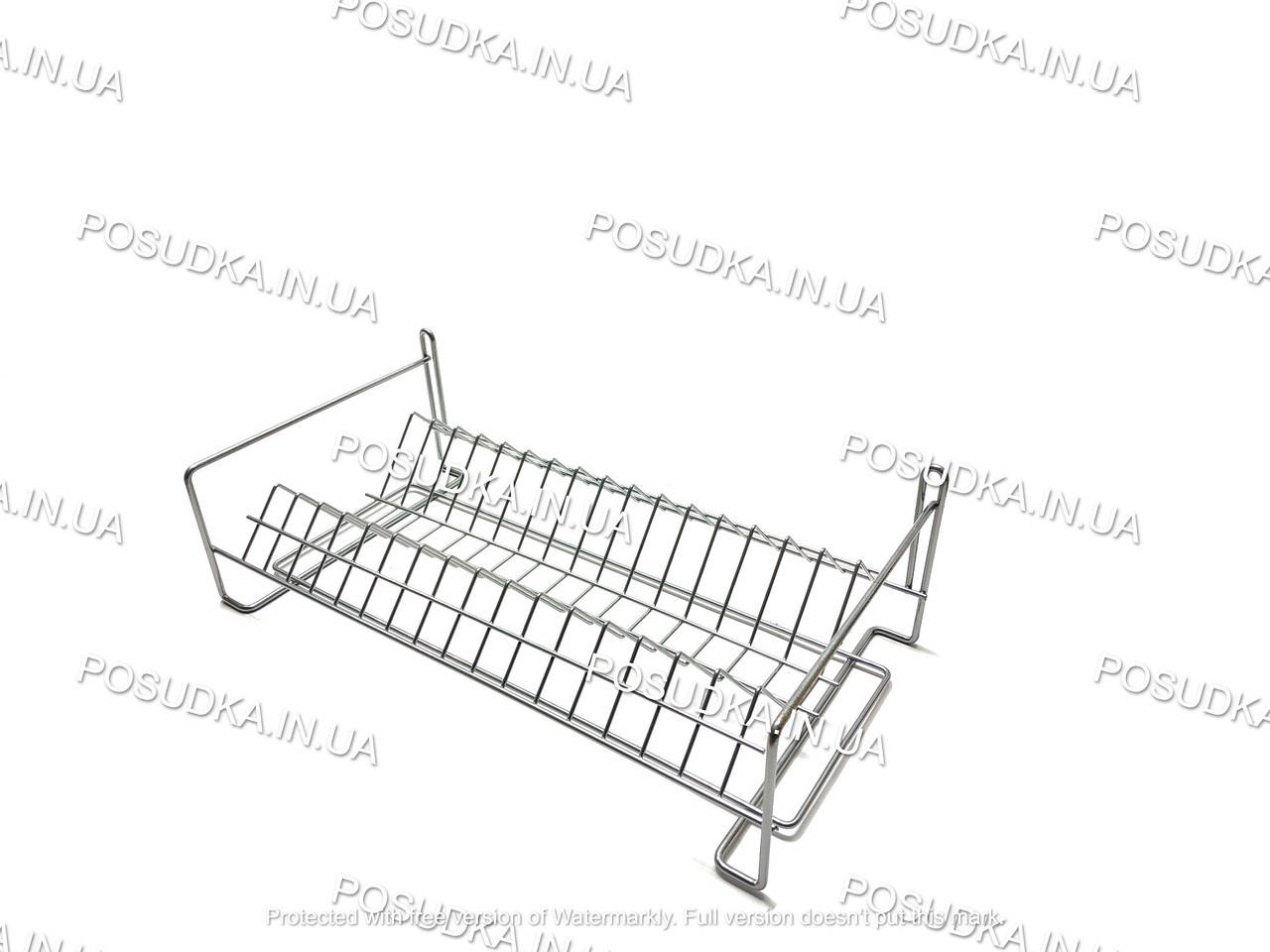 

Сушилка для тарелок с креплением на стену 500 мм 1-ярусная хром SP-1522