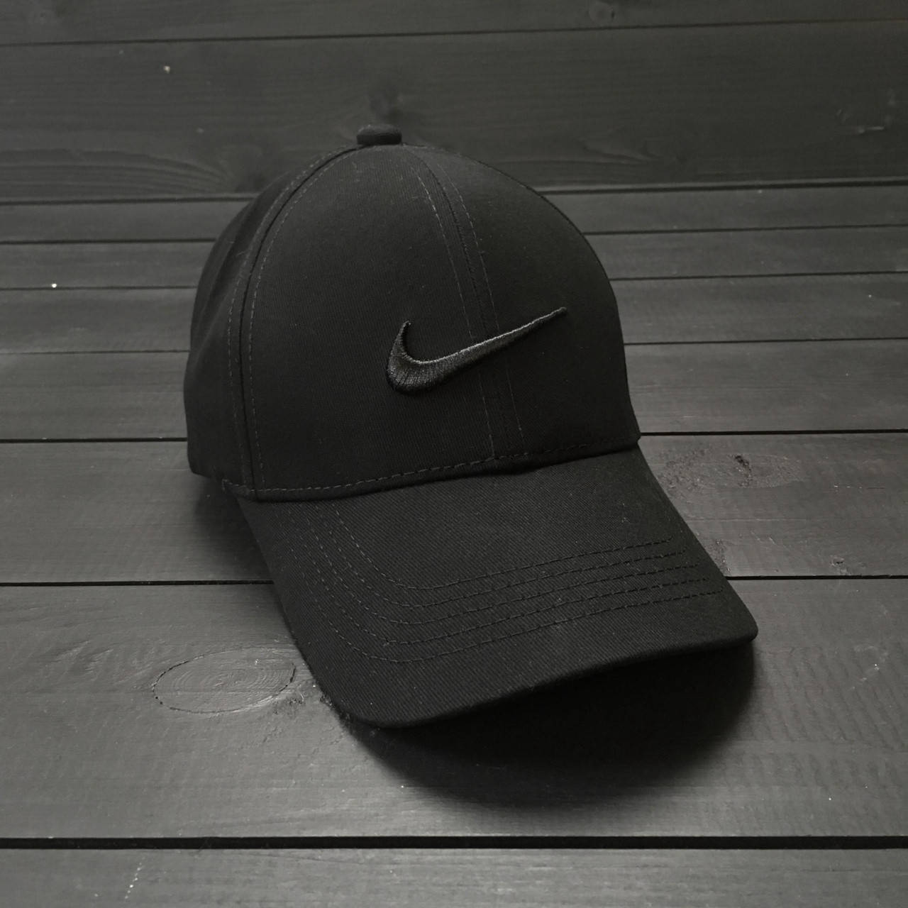 

Мужская черная кепка бейсболка найк Nike, Черный