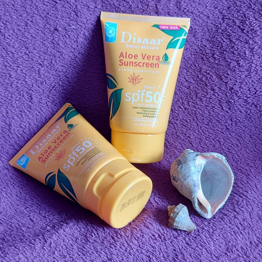 

Солнцезащитный крем с алое Spf 50