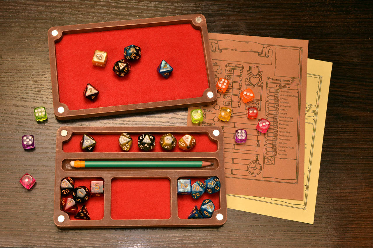 

Коробка для игровых кубиков (Dungeons and Dragons) D&D 021