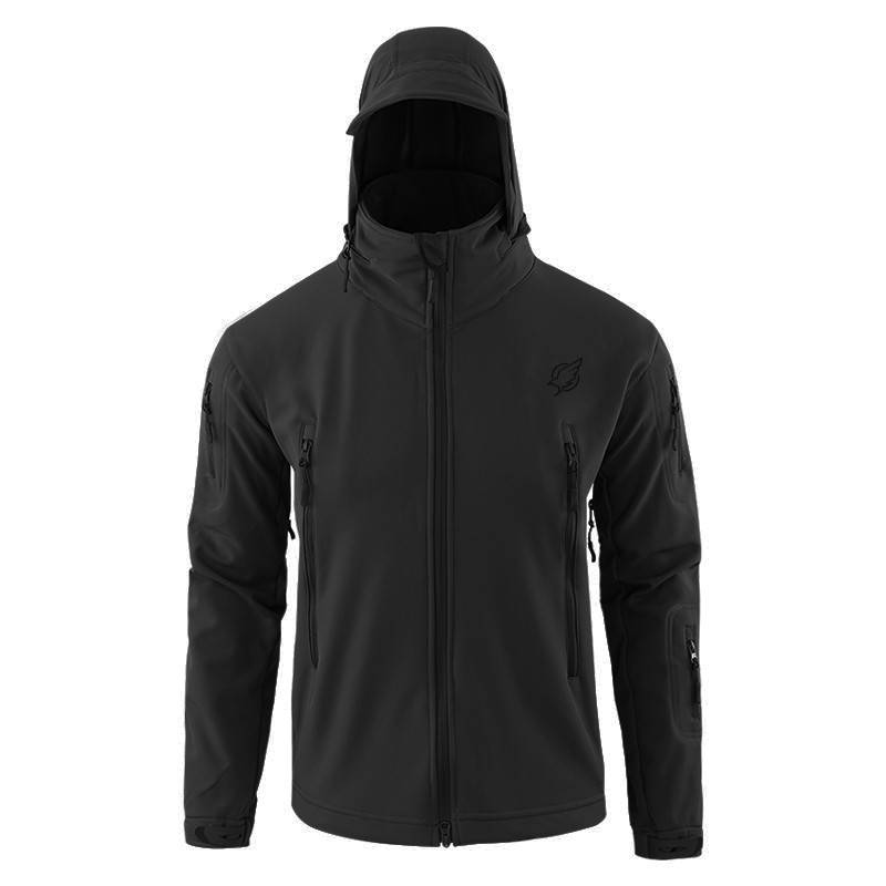 

Тактическая куртка Eagle Soft Shell JA-03 с флисом Black S, GN, куртка тактическая, ТОЛЬКО размер S, Черный