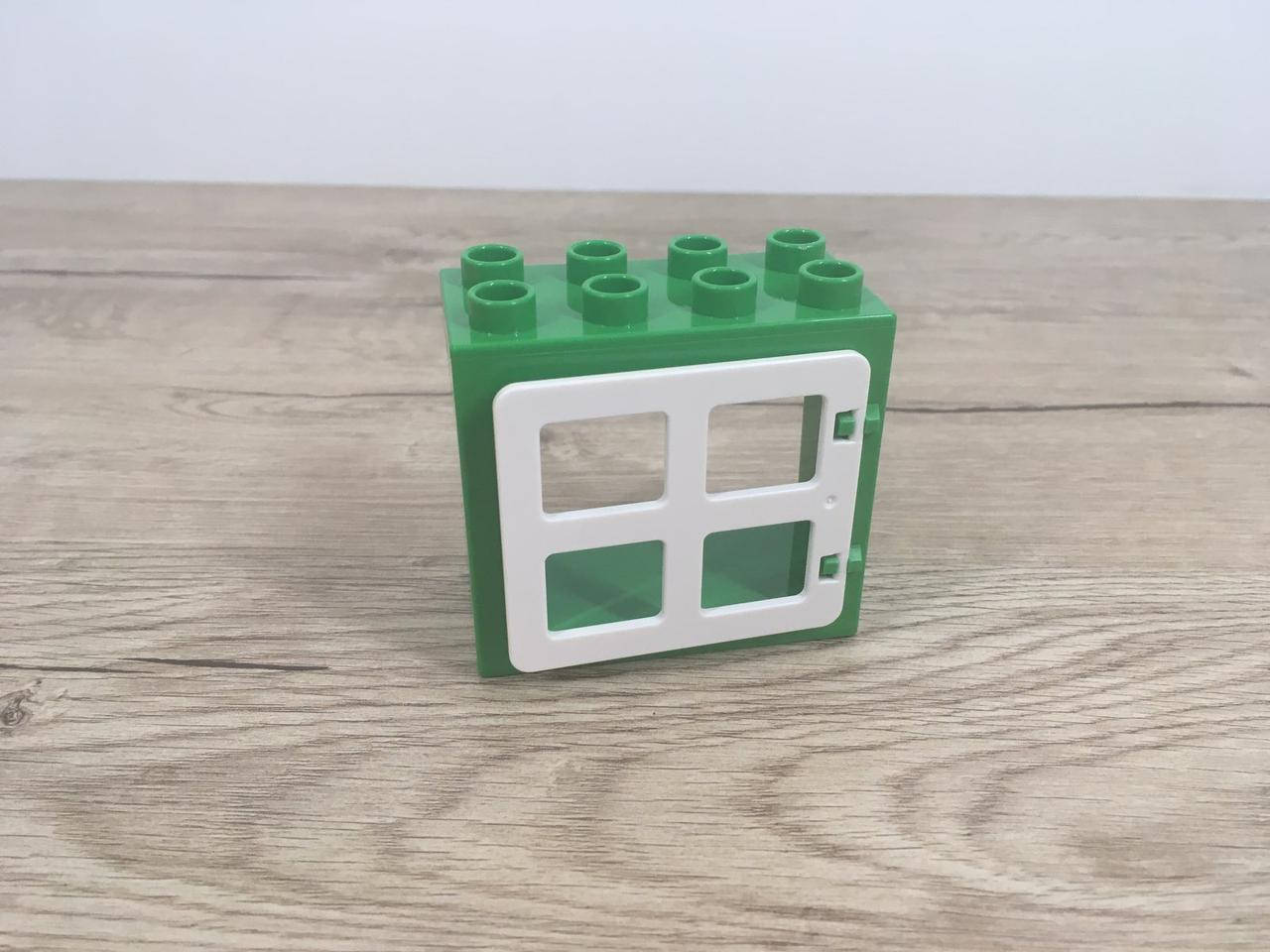 

Окно для конструкторов лего Дупло (зеленый), Зелёный