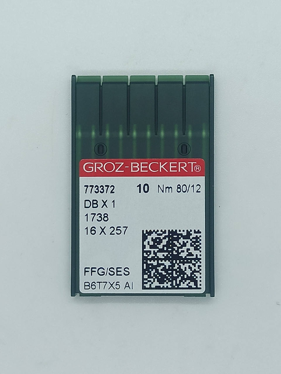 

Иглы Groz-Beckert DB*1,16*257,1738 №80 SES тонкая колба для трикотажа