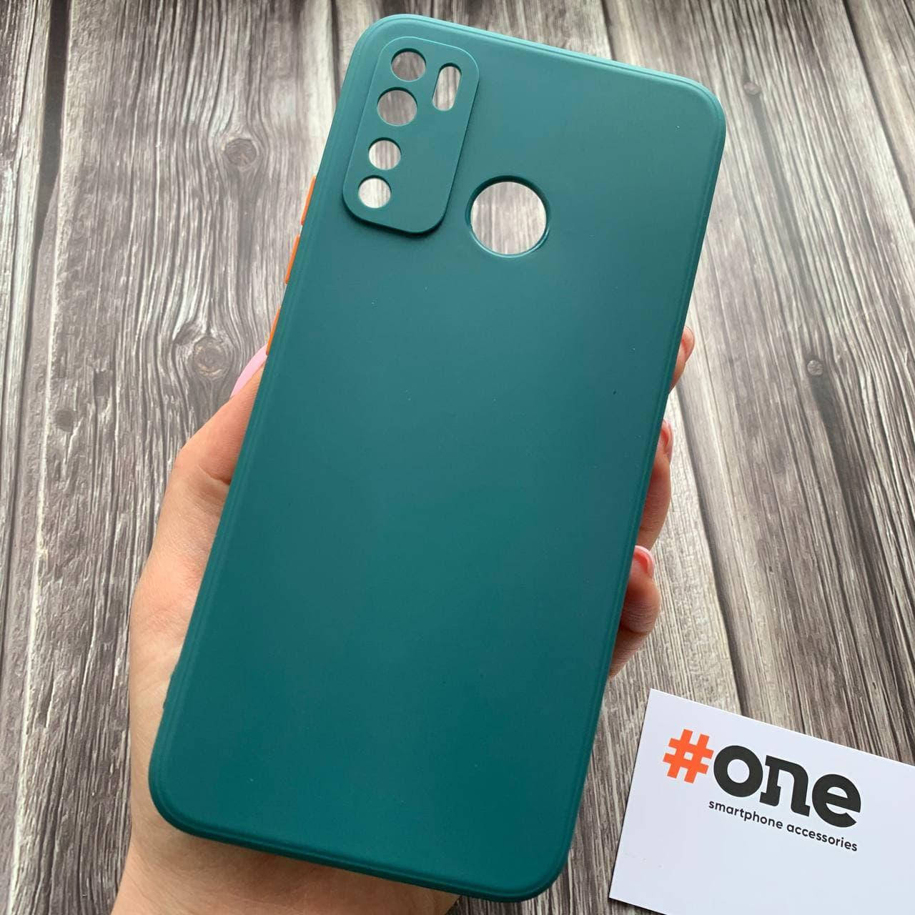 

Чехол для Tecno Spark 5 Pro плотный силиконовый матовый чехол на техно спарк 5 про зеленый SQA, Зелёный