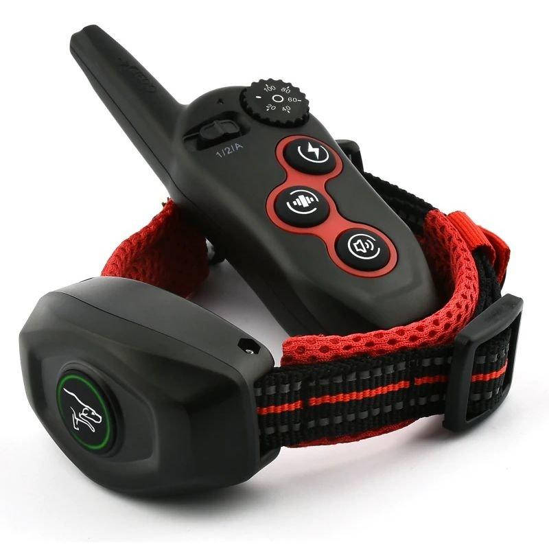 

Электронный ошейник для дрессировки собак + антилай 2 в 1 Dobe DB 400, Черный