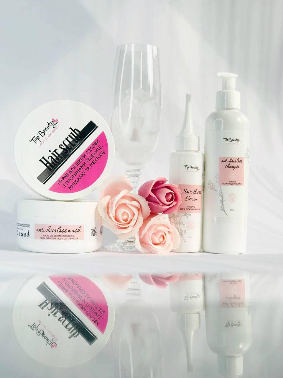 

Набор против выпадения и для роста волос от Top Beauty