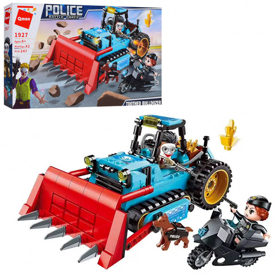 

Конструктор Qman 1927 Спецтехника, 247 деталей