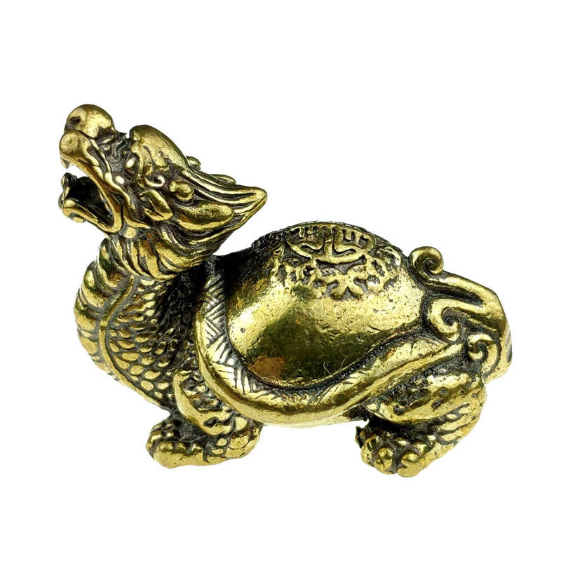 

Амулет талисман драконочерепаха 2,5х4х2 см латунная (C3610)
