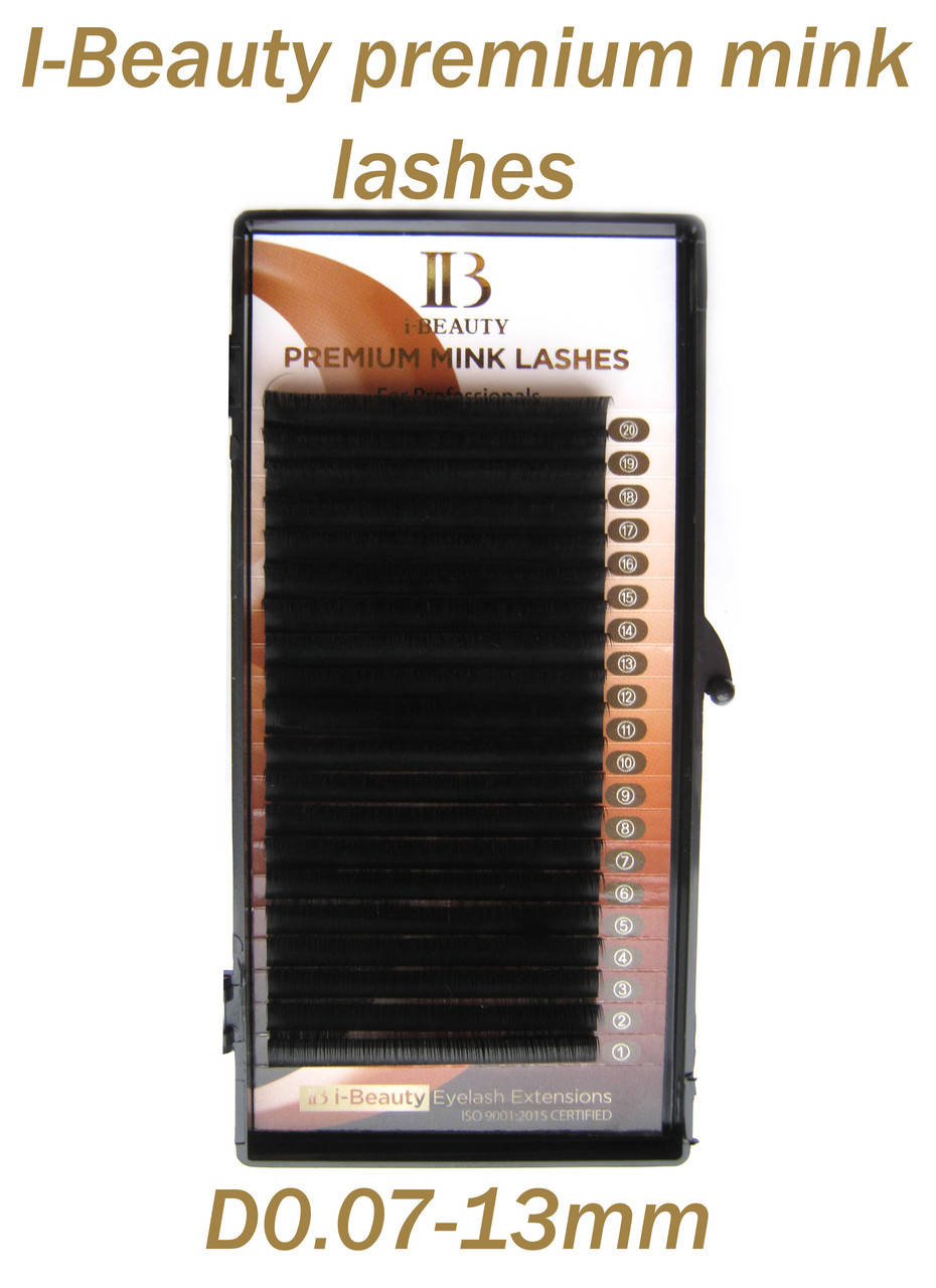 

Ресницы I-Beauty( Premium Mink lashes ) D0.07-13мм
