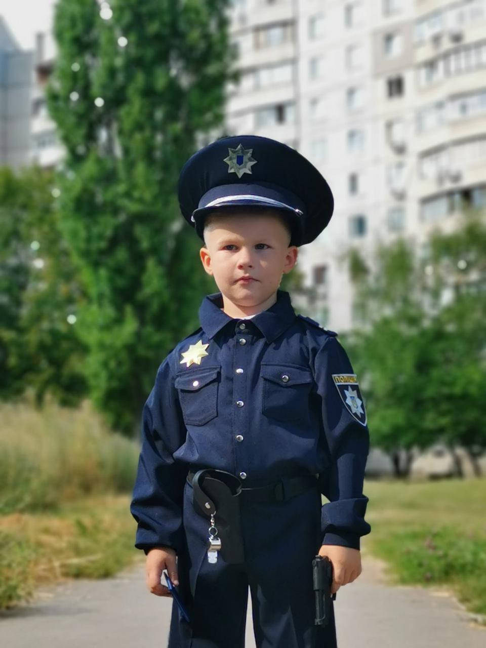 

Детский карнавальный костюм Полицейского Люкс, рост 92-140 122-128
