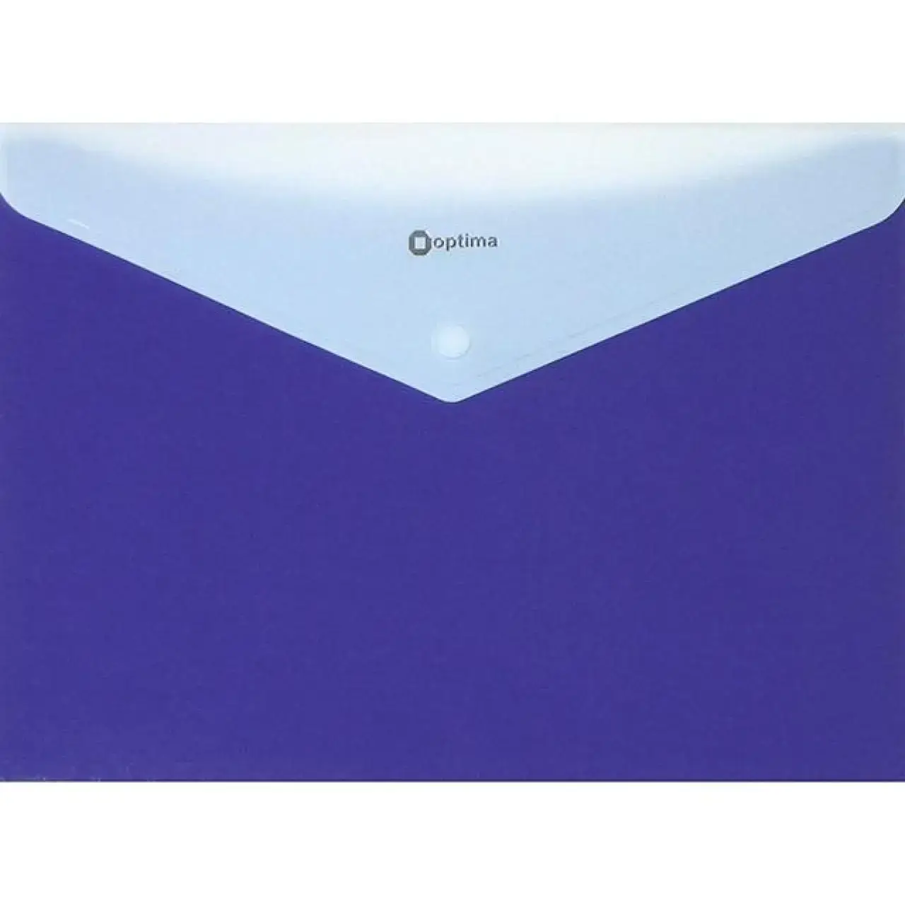 

Папка-конверт Optima Вышиванка O35206-12 А4 пластиковая 2 отделения на кнопке фиолетовая, Фиолетовый