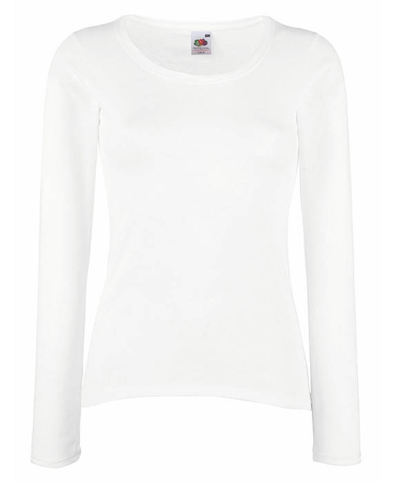 

Женская футболка с длинным рукавом S, 30 Белый